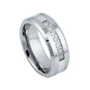 Mens Simulated Diamond Ring
