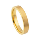 4mm Mens Gold Tungsten Ring