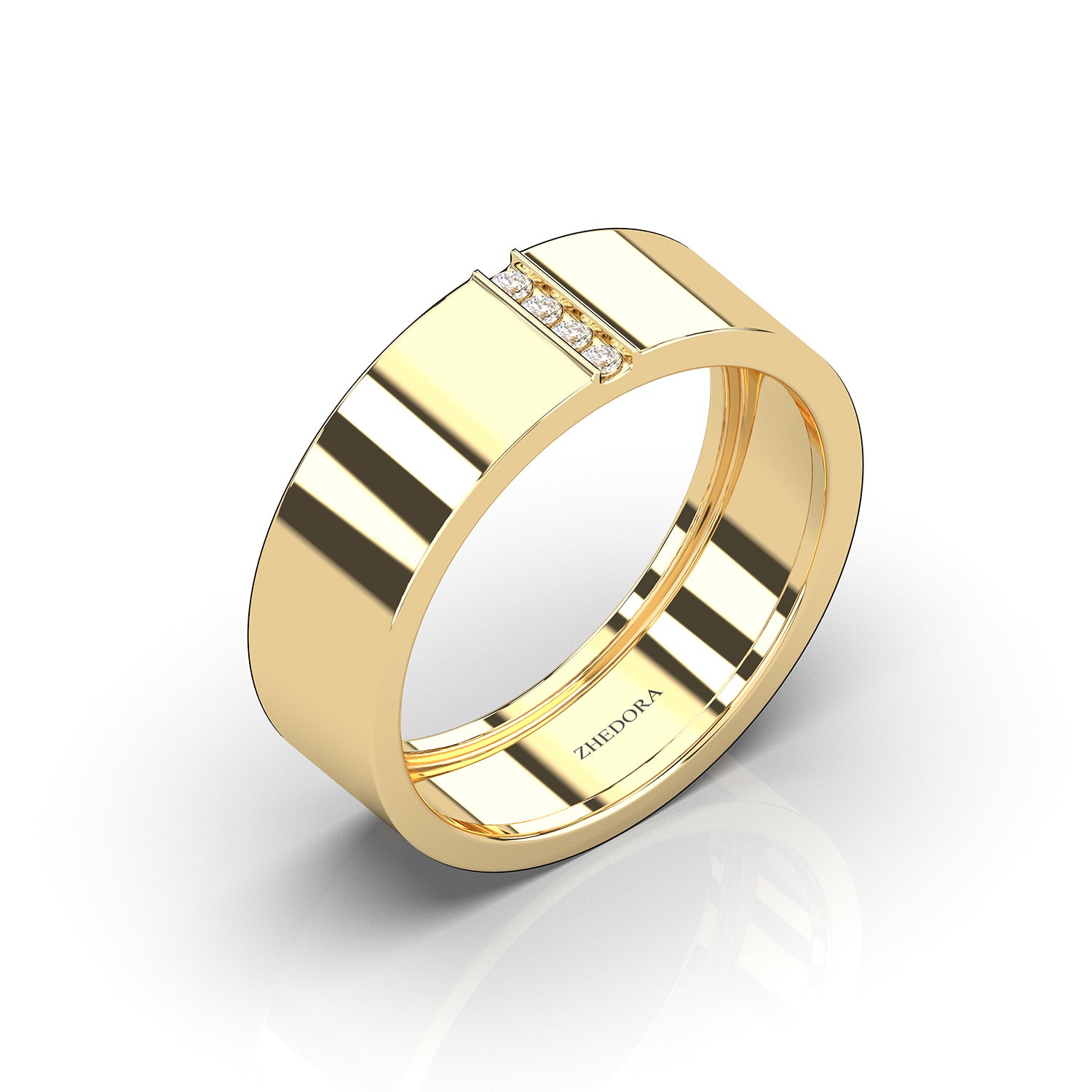 6mm Gold wedding band mens diamond wedding band unisex wedding band 6mm Gold wedding band mens diamond wedding band unisex wedding band