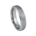 6mm Tungsten Ring Brushed Center