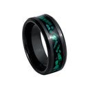 Malachite Fragments Inlay Ring