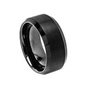 10mm Black Tungsten Ring