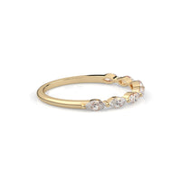 Marquise Cut Diamond Band